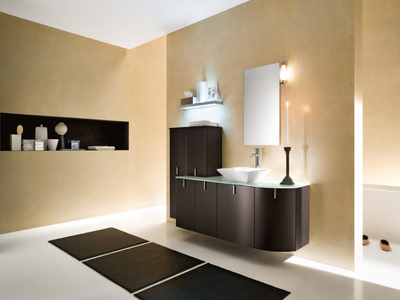 Мебель для ванной комнаты в стиле Модерн