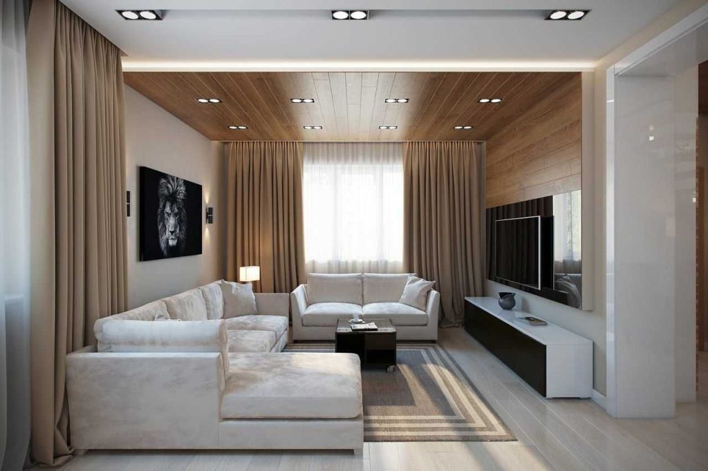 Современный дизайн зала: 58 вариантов на любой вкус Оформление зала в  квартире | Дизайн, Дизайн гостиной, Интерьер