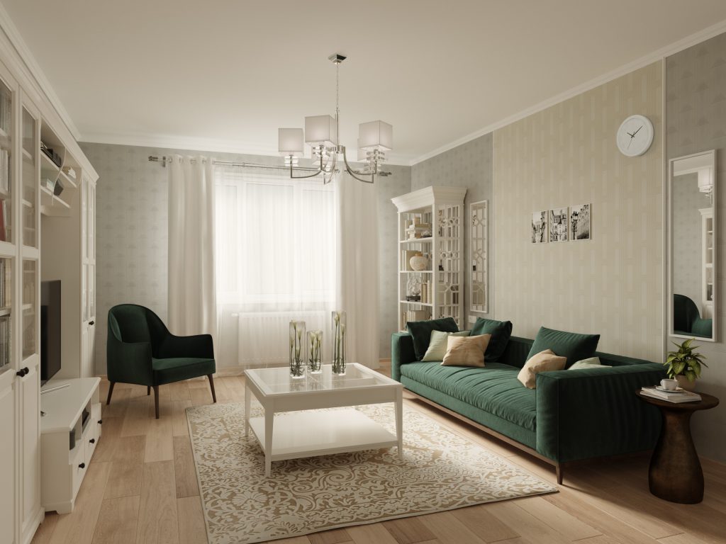 Светлая гостиная – готовое решение в интернет-магазине Леруа Мерлен Кострома