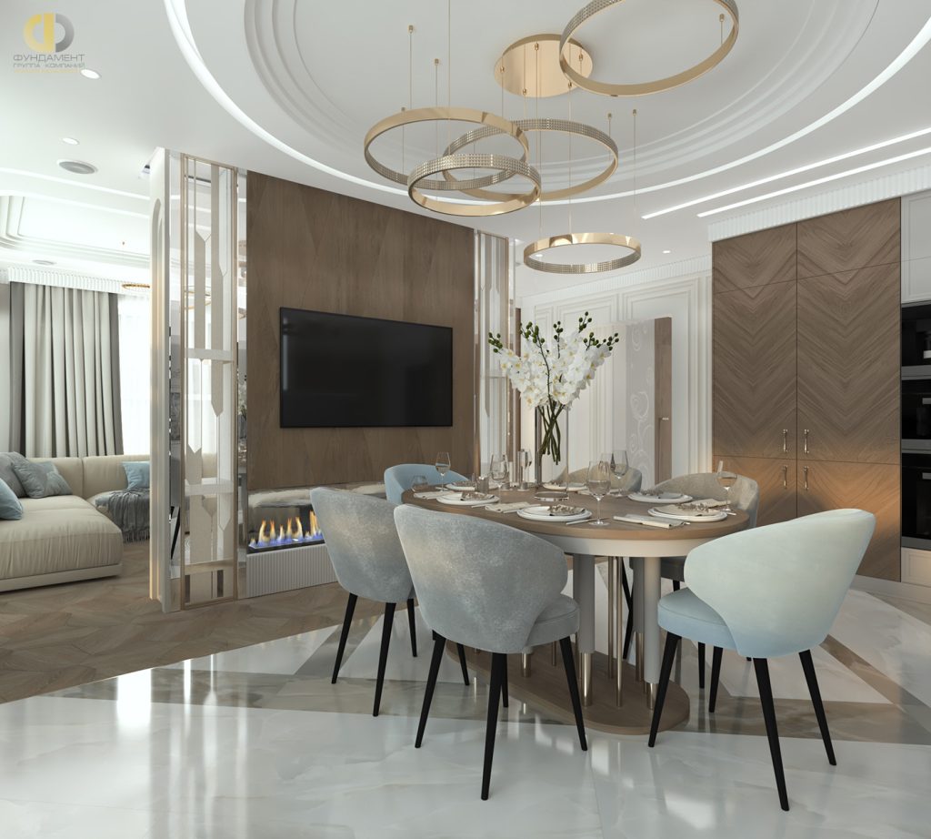 Дизайн интерьера столовой в Москве - цены и фото дизайн-проектов столовой